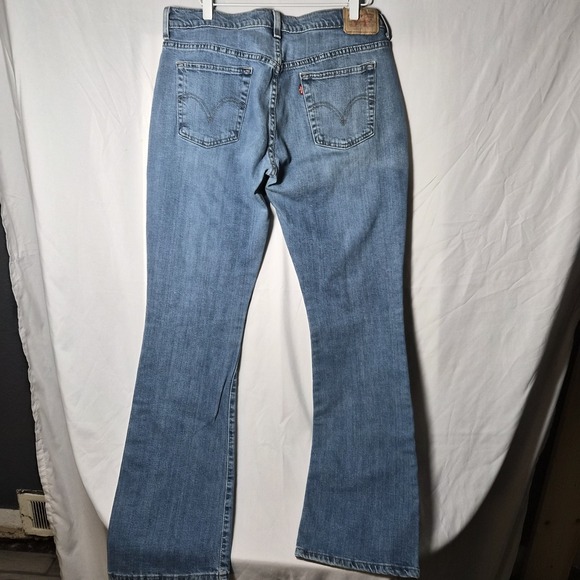 Vintage Levi's 515 Nouveau Bootcut Womens Dark Wash Jeans Size 12 Large - Picture 13 of 16